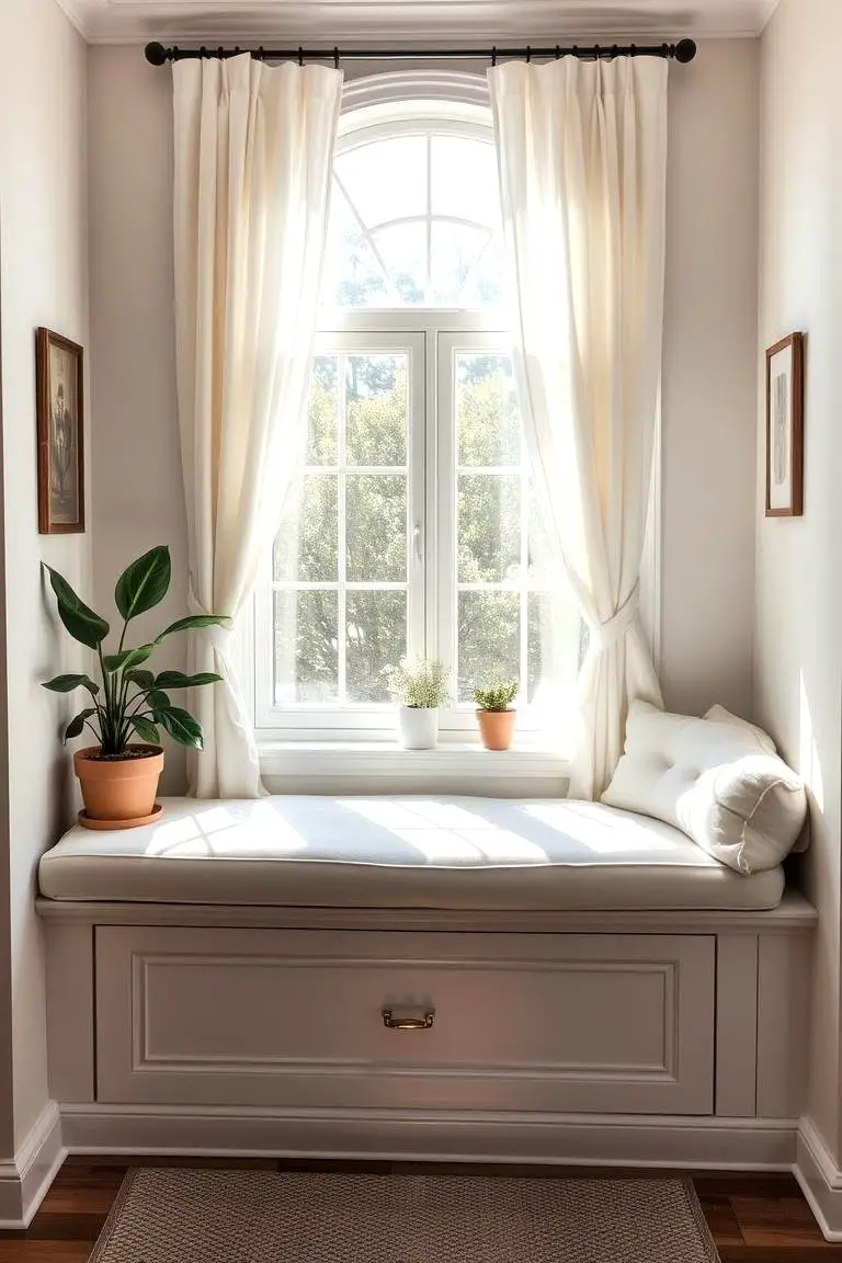 Cozy Window Nook Banquette