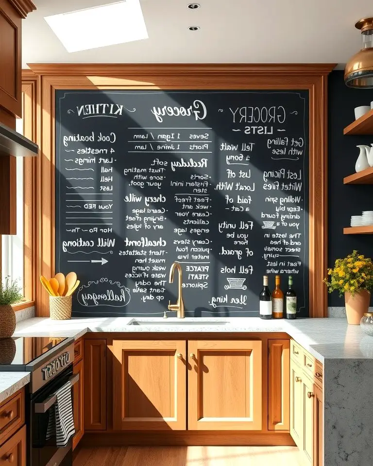 Chalkboard Accent Wall