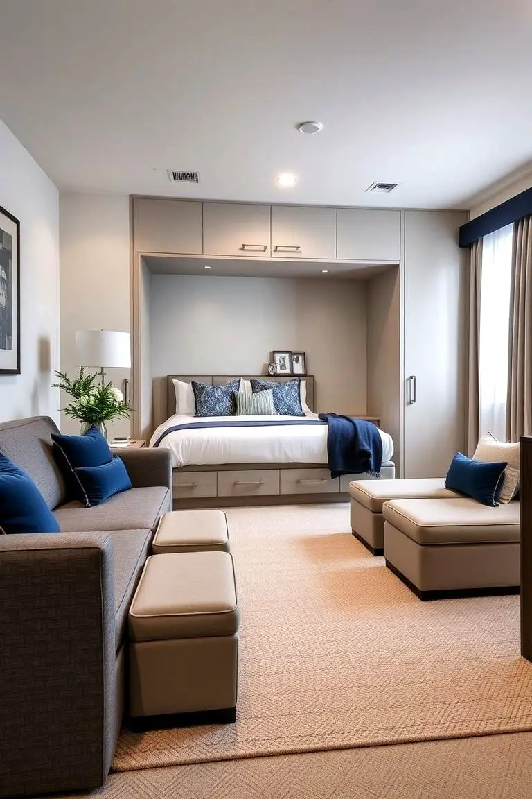 Versatile Guest Suite Lounge