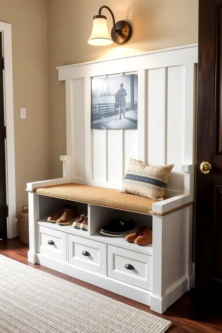 Creating a Dual-Purpose Entryway Bench
