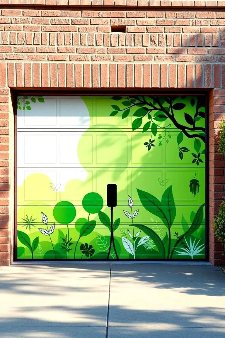 Eco-Friendly Green Scene