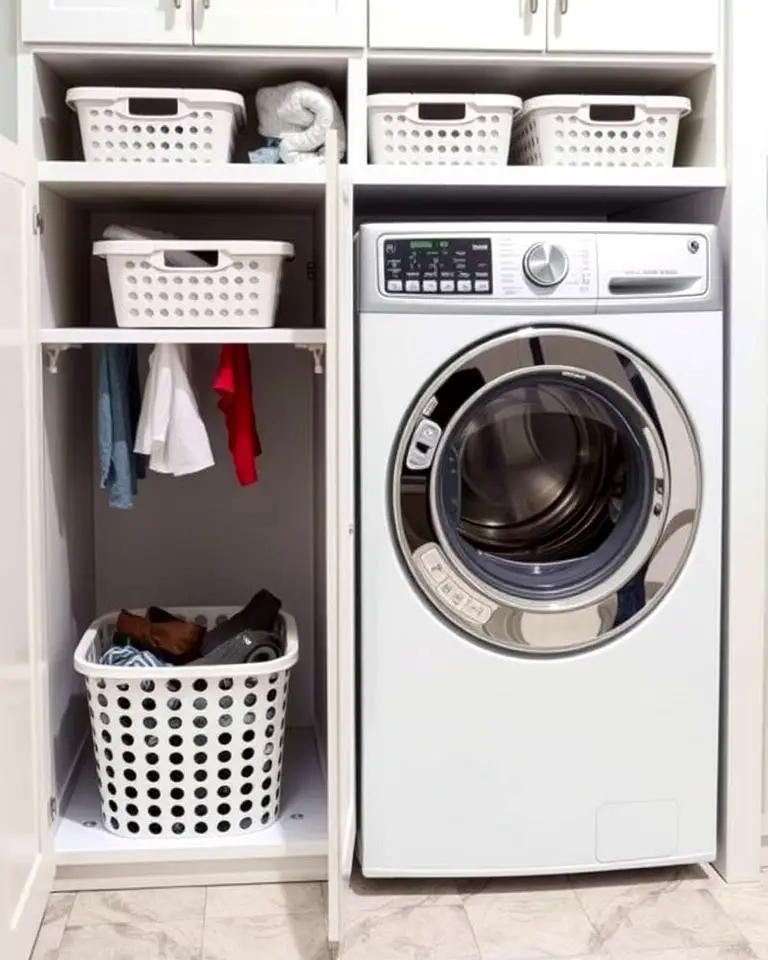 Built-In Hampers for Sorting